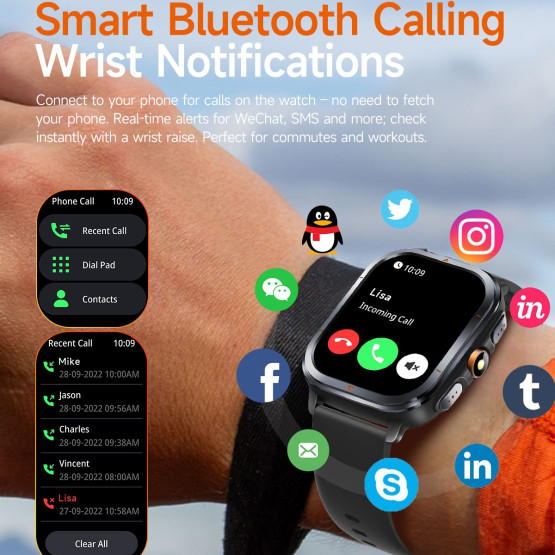 Смарт-годинник Smart Bavaro Nano Rubber 2 ремінці розумний годинник UWatch #11767