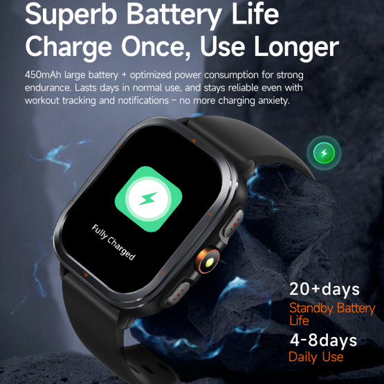 Смарт-годинник Smart Bavaro Nano Rubber 2 ремінці розумний годинник UWatch #11770