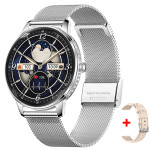 смарт-годинник smart brilliant slim silver 2 ремінці