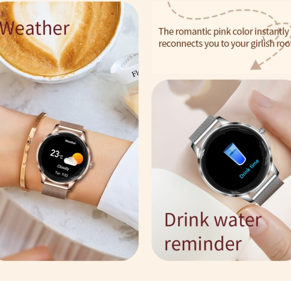 Смарт-годинник Smart Brilliant Slim Silver 2 ремінці #13674