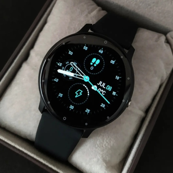 Смарт-годинник UWatch Smart Classic Steel Black 2 ремінці #12351