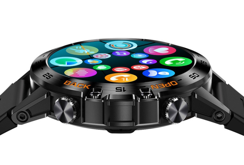 Смарт-годинник Smart Delta K52 Black Rubber, 2 ремінці розумний годинник UWatch #6484