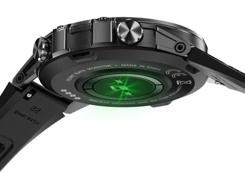 Смарт-годинник Smart Delta K52 Black Rubber, 2 ремінці розумний годинник UWatch #6486