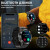 Смарт-годинник Smart Delta K52 Orange Black 3 ремінці розумний годинник UWatch #13412