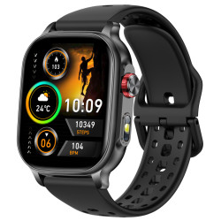 смарт-годинник smart energy rubber black розумний годинник uwatch