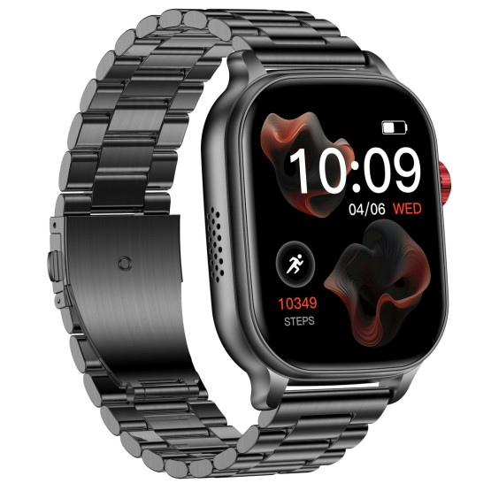 Смарт-годинник UWatch Smart Energy Steel Black #13489