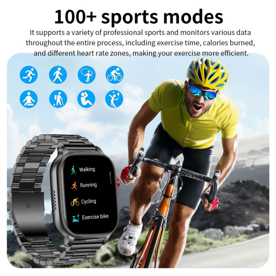 Смарт-годинник UWatch Smart Energy Steel Black #13494