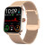 Смарт-годинник Smart Eva Gold, 2 ремінці розумний годинник UWatch #6618