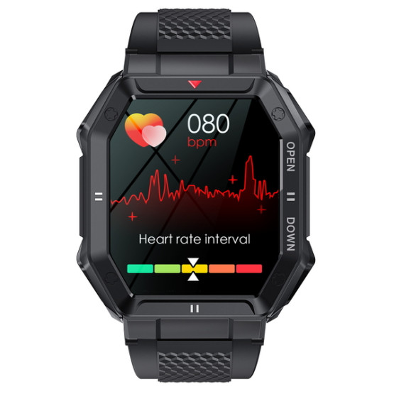Смарт-годинник Smart Everest Black розумний годинник UWatch #6135
