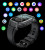 Смарт-годинник Smart Everest Black розумний годинник UWatch #6138