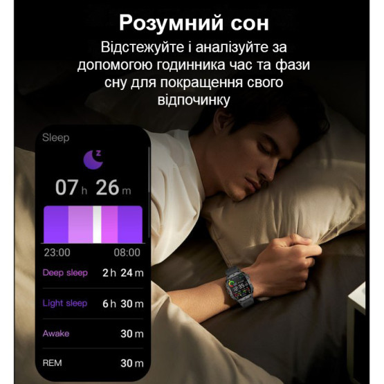 Смарт-годинник Smart Expert Nano Steel, 2 ремінці розумний годинник Lige #6590