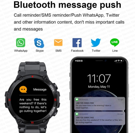 Смарт-годинник Smart Extreme Ultra Black розумний годинник UWatch #5998