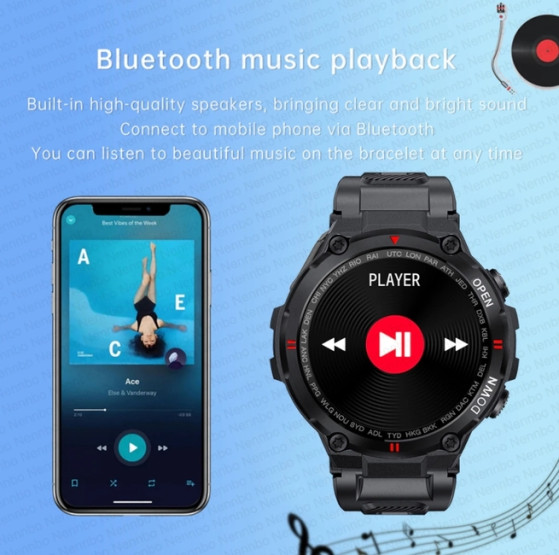 Смарт-годинник Smart Extreme Ultra Black розумний годинник UWatch #6006