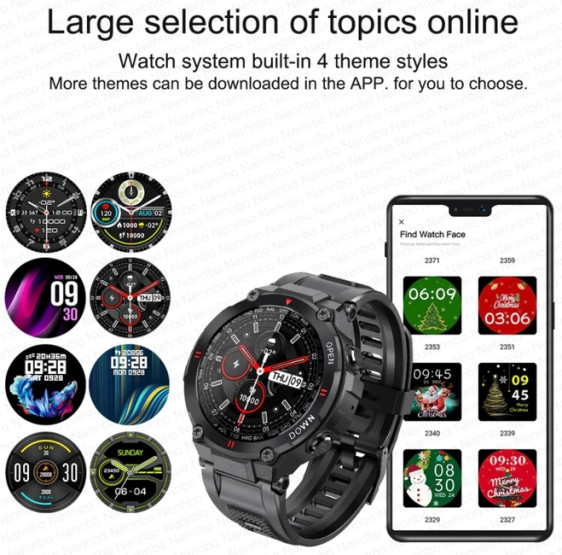 Смарт-годинник Smart Extreme Ultra Black розумний годинник UWatch #5994