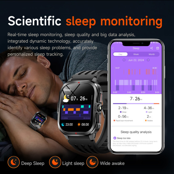 Смарт-годинник Smart Fanastic Nylon — чоловічий розумний годинник UWatch — 2 ремінці, ліхтарик, погода, секундомір, спортивні режими #10470