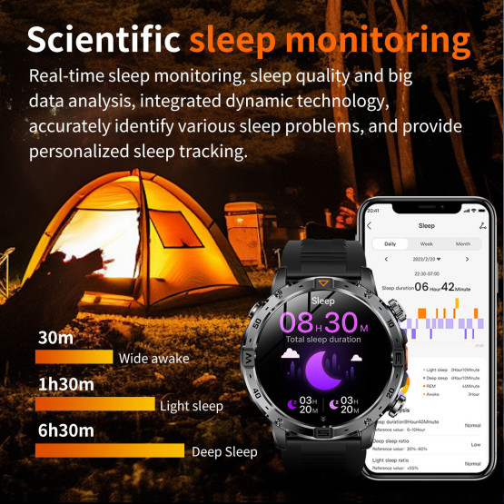 Розумний годинник Smart Fire Rubber з компасом #11243