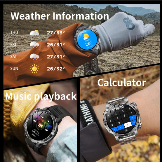 Розумний годинник Smart Fire Rubber з компасом #11247
