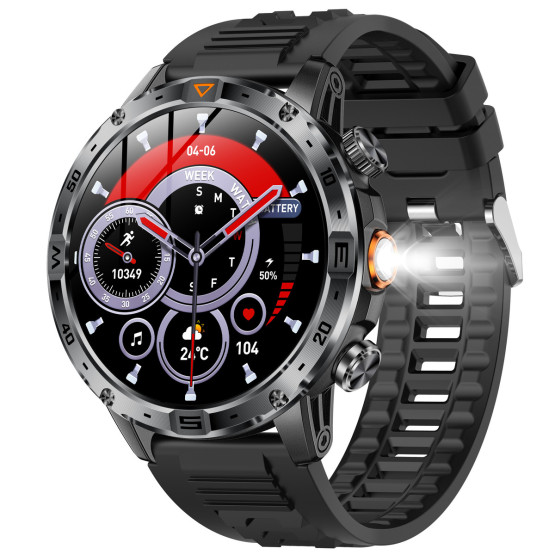Розумний годинник Smart Fire Rubber з компасом #11232