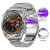Смарт-годинник Smart Flash Rubber Silver 2 ремінці розумний годинник UWatch #13458