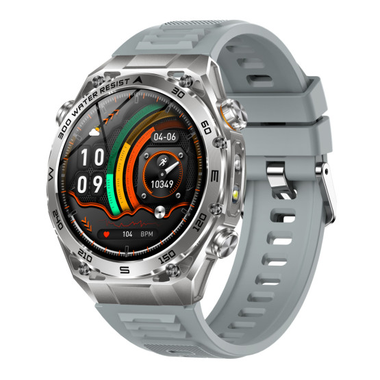 Смарт-годинник Smart Flash Steel Silver 2 ремінці розумний годинник UWatch #13447