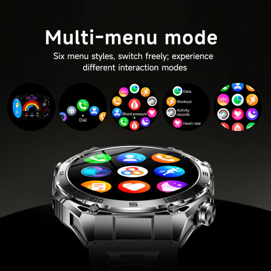 Смарт-годинник Smart Flash Steel Silver 2 ремінці розумний годинник UWatch #13453