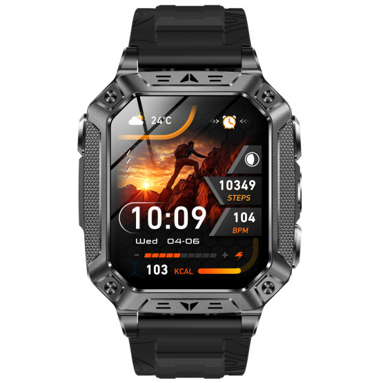 Смарт-годинник Smart Formula K+ Rubber 2 ремінці розумний годинник UWatch #11825