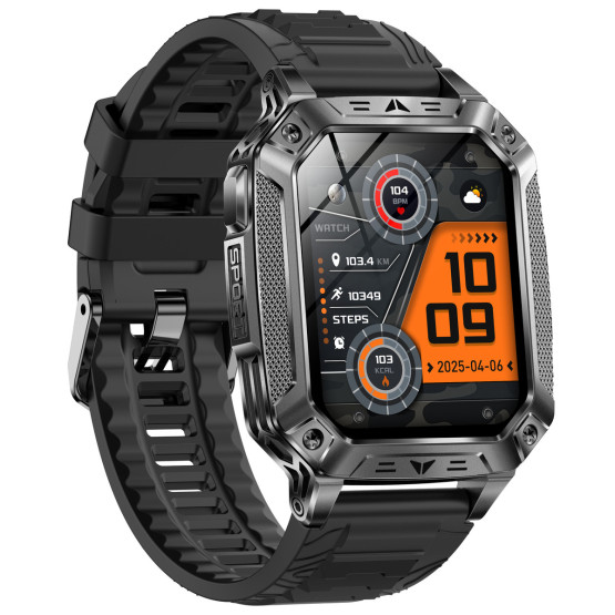 Смарт-годинник Smart Formula K+ Rubber 2 ремінці розумний годинник UWatch #11826