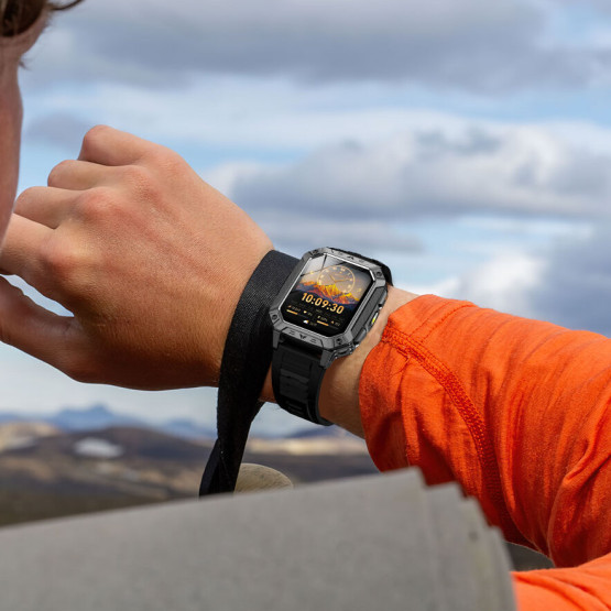 Смарт-годинник Smart Formula K+ Rubber 2 ремінці розумний годинник UWatch #11830