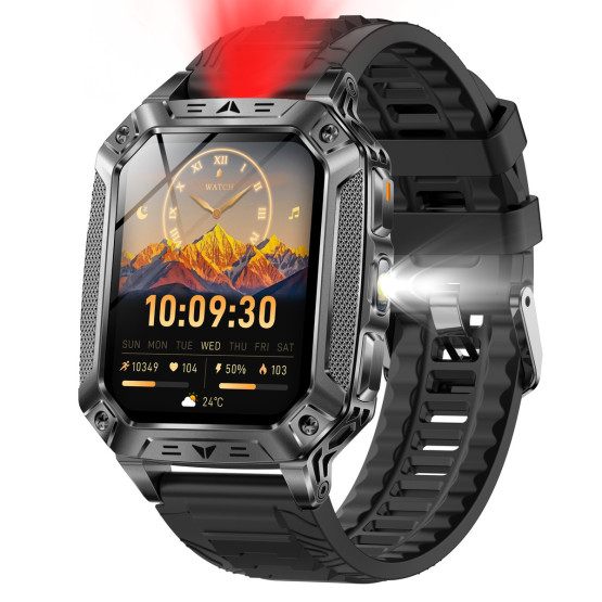 Смарт-годинник Smart Formula K+ Rubber 2 ремінці розумний годинник UWatch #11831