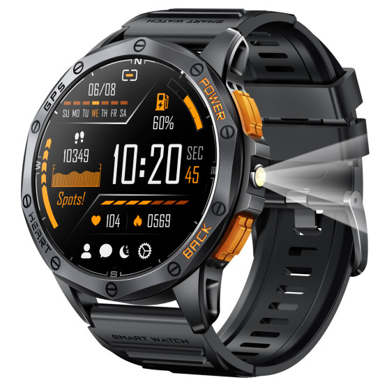 Смарт-годинник Smart GPS Max Black, 2 ремінці розумний годинник UWatch