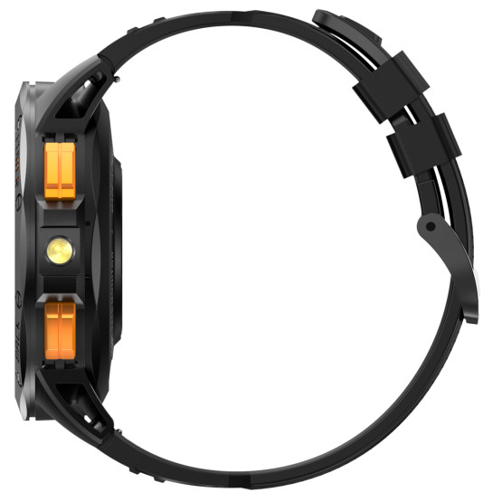 Смарт-годинник Smart GPS Max Black, 2 ремінці розумний годинник UWatch #7444