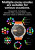 Смарт-годинник Smart GPS Max Black, 2 ремінці розумний годинник UWatch #7447