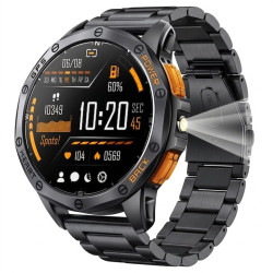 смарт-годинник uwatch smart gps max steel black 3 ремінці