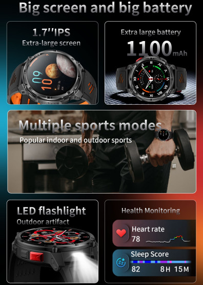 Смарт-годинник Smart Helicopter розумний годинник UWatch #11689