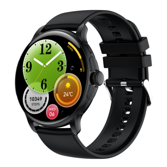Смарт-годинник Smart Holiday Black Rubber, 2 ремінці розумний годинник UWatch