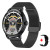 Смарт-годинник Smart Holiday Black Steel, 2 ремінці розумний годинник UWatch