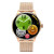 Смарт-годинник Smart Holiday Gold Steel, 2 ремінці розумний годинник UWatch #6886