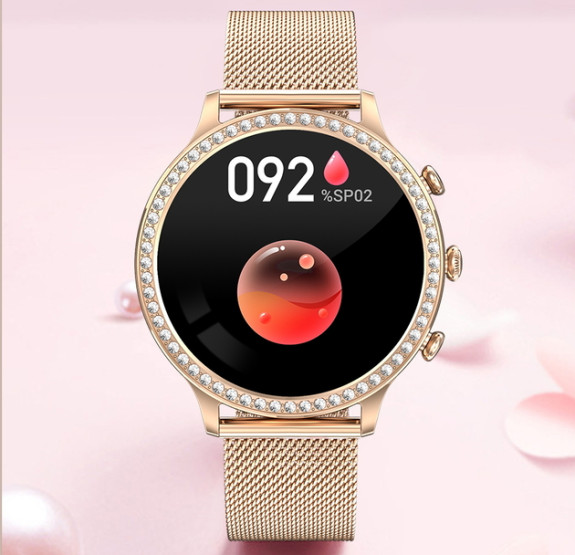 Смарт-годинник Smart IQ Girl Gold розумний годинник UWatch #6246