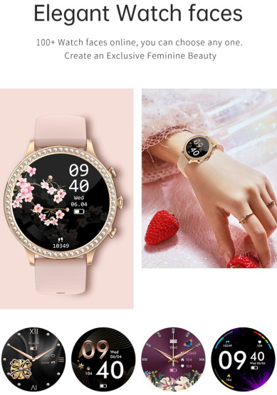Смарт-годинник Smart IQ Girl Gold розумний годинник UWatch #6244