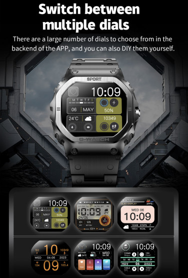 Смарт-годинник Smart Jordan Sport розумний годинник UWatch #7482