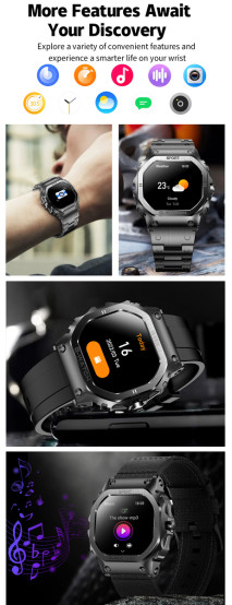 Смарт-годинник Smart Jordan Sport розумний годинник UWatch #7490