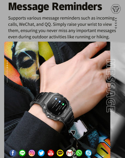 Смарт-годинник Smart Jordan Sport розумний годинник UWatch #7474