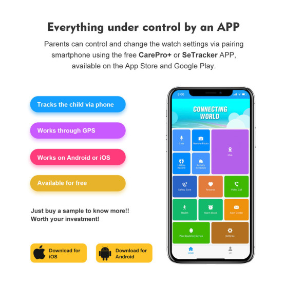 Смарт-годинник UWatch Smart Kinder GPS Tracking #12976