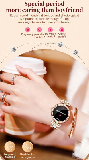 Смарт-годинник Smart Leila Rubber, 2 ремінці розумний годинник UWatch #7139