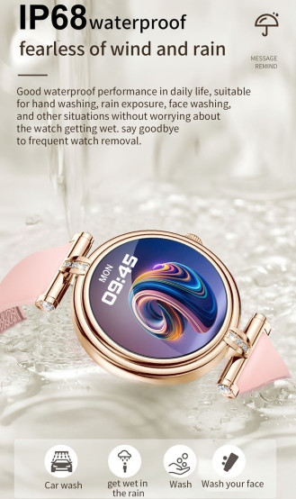 Смарт-годинник Smart Leila Rubber, 2 ремінці розумний годинник UWatch #7130