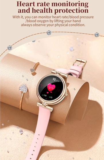 Смарт-годинник Smart Leila Steel, 2 ремінці розумний годинник UWatch #7120