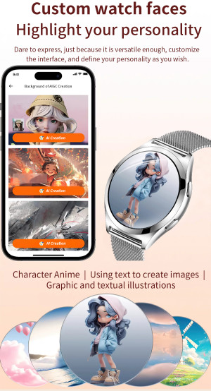 Смарт-годинник Smart Love Pro Silver Rubber, 2 ремінці розумний годинник UWatch #9594