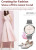 Смарт-годинник Smart Love Pro Silver Rubber, 2 ремінці розумний годинник UWatch #9591