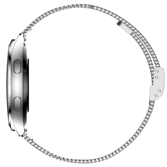 Смарт-годинник Smart Love Pro Silver Steel, 2 ремінці розумний годинник UWatch #9582