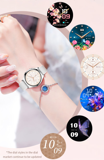 Смарт-годинник Smart Love Pro Silver Steel, 2 ремінці розумний годинник UWatch #9573